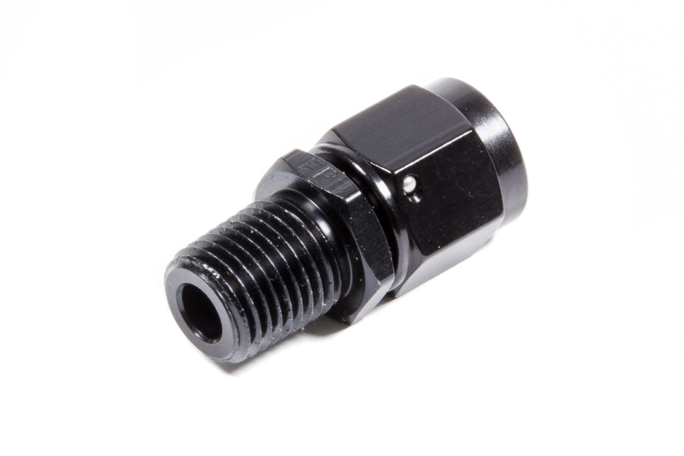 #6 Female Swivel to 1/4mpt Fitting Black