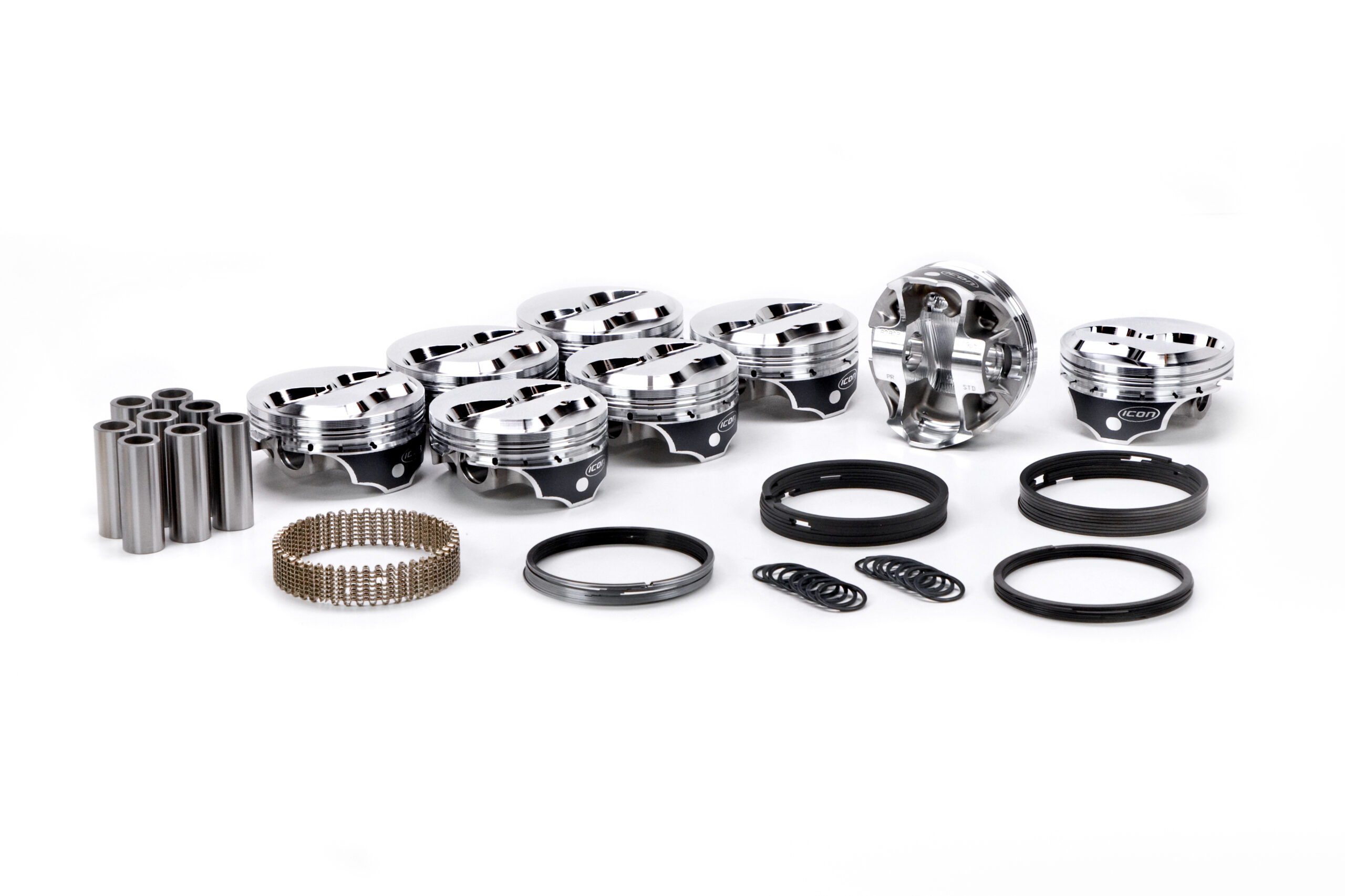 SBC Domed Forged Piston Set 4.125 Bore -7.8cc