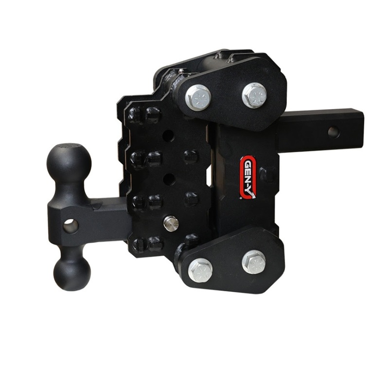 Gen-Y Phantom-XT 2in Solid Shank 4.25in Drop 1K TW 10K Hitch w/GH-031 Dual-Ball Mount