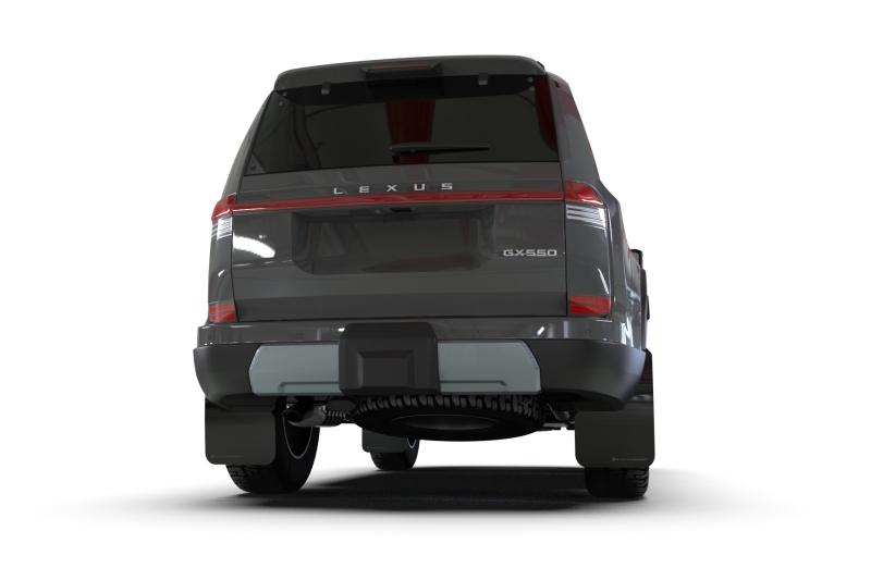 Rally Armor 2024+ Lexus GX-550 Overtrail Black UR Mud Flap Dark Green Logo