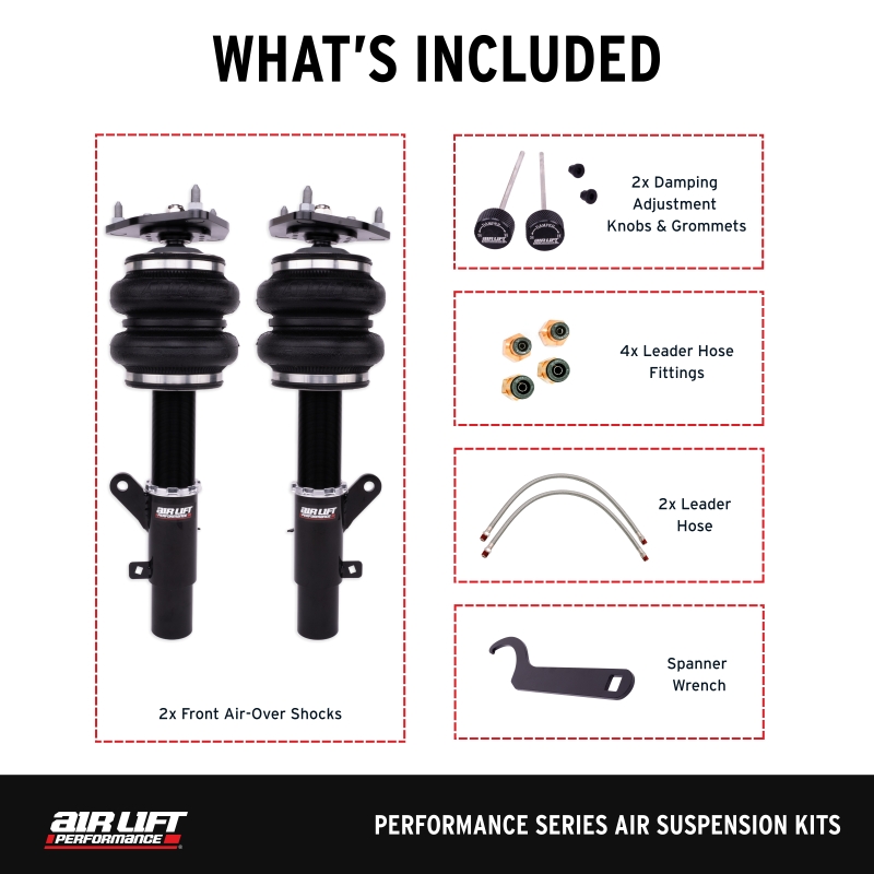 Air Lift 15-20 Acura TLX / 13-17 Honda Accord Front Performance Air Suspension Kit