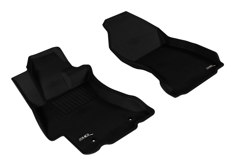 3D MAXpider 2012-2019 Subaru Impreza/XV Crosstrek/WRX/Sti Kagu 1st Row Floormat - Black
