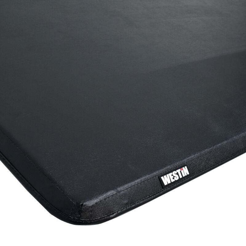 Westin 02-18 Dodge RAM 1500 / 03-22 2500/3500 6ft. 4in. Bed Soft Tri-Fold Tonneau Cover - Black